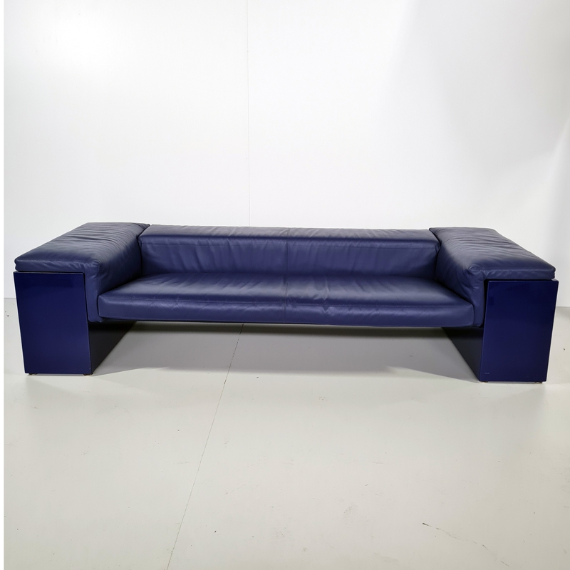 blaues Designersofa von Knoll